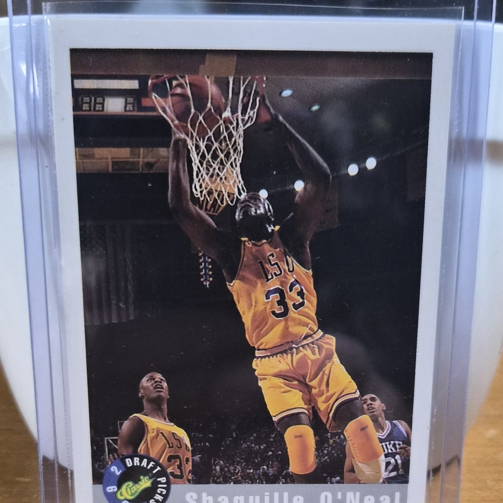 1992 Classic Shaquille O'Neal Basketball Card
